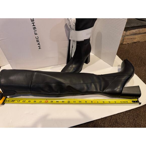 Marc Fisher Womens Denki 2 Tall Faux Leather Knee-High Boots new 5.5m - Picture 7 of 12